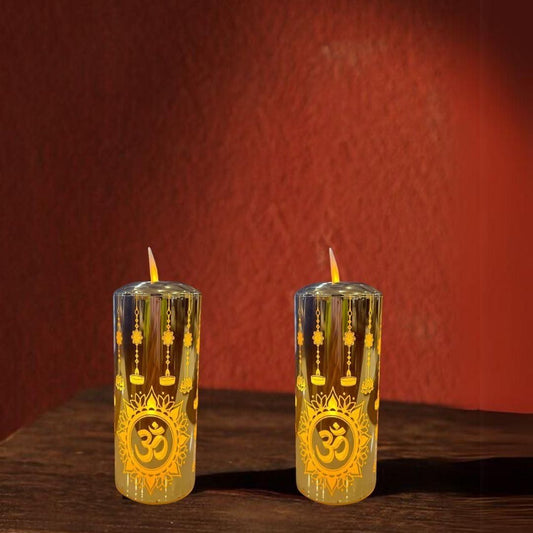 Realistic Moving Flame LED Light - Battery Operated Flameless Candle