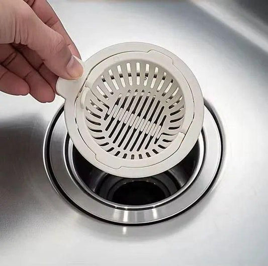 Plastic Kitchen Sink Strainer Basket - Pack of 2 | Durable Drain Filter