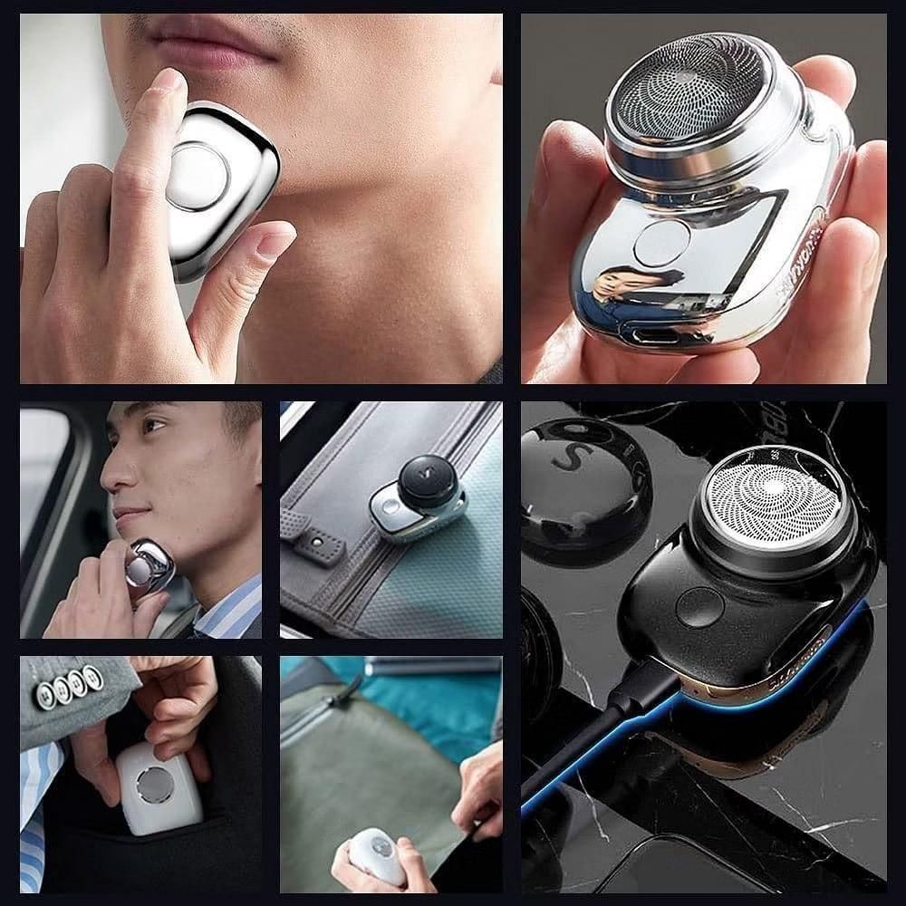 🔥 Pocket-Size Electric Shaver 🪒 | Powerful • Quiet • Travel-Ready