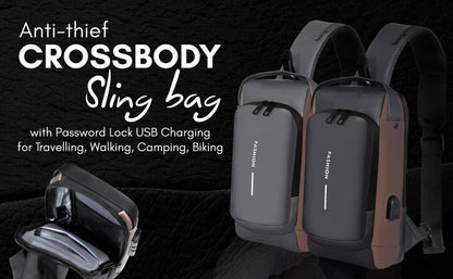 🔥Sling Bag | Anti-Theft Crossbody Backpack for Daily & Travel✈️🧳