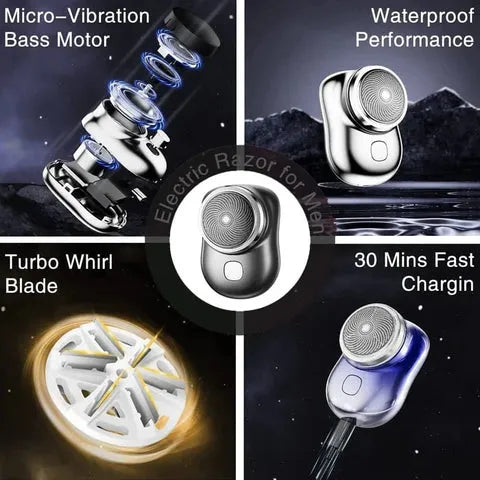 Portable Mini Electric Shaver Machine