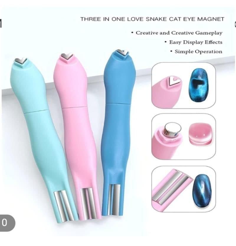3-in-1 Cat Eye Nail Magnet Tool - Professional Dual Pack