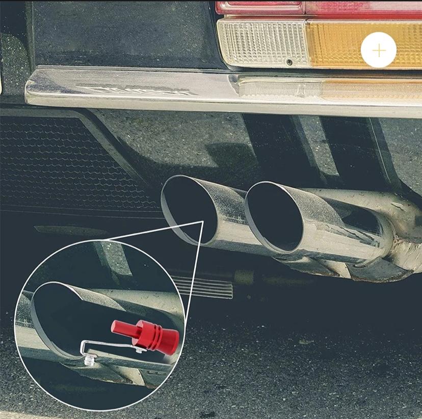 🔥Medium Universal Turbo Sound Noise Exhaust Muffler Pipe Whistle Valve🚗💨