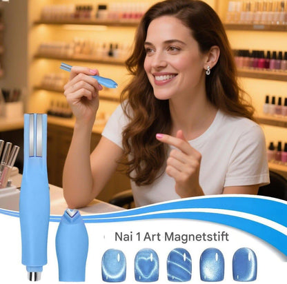 3-in-1 Cat Eye Nail Magnet Tool - Professional Dual Pack