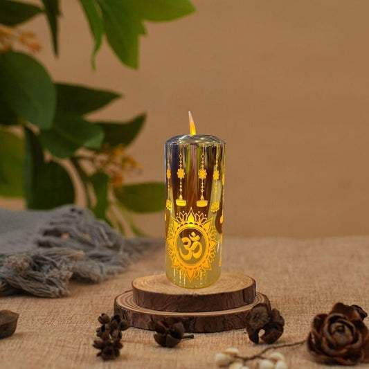Realistic Moving Flame LED Light - Battery Operated Flameless Candle