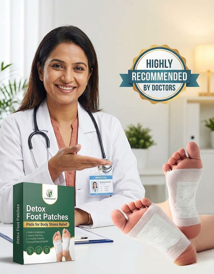 Ayurvedic Herbal Foot Detox Patches – 100% Natural Ingredients | BUY 10 GET 10 FREE (Pack of 20)