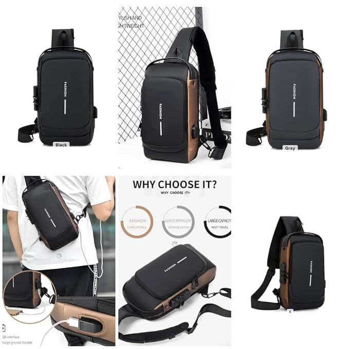 🔥Sling Bag | Anti-Theft Crossbody Backpack for Daily & Travel✈️🧳