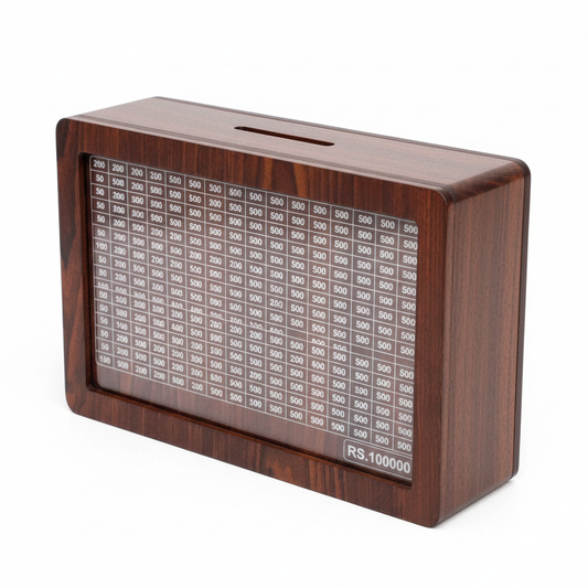 Wooden Piggy Bank Professional Product Photo